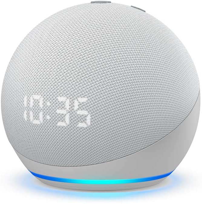 Echo Dot 4 with clock