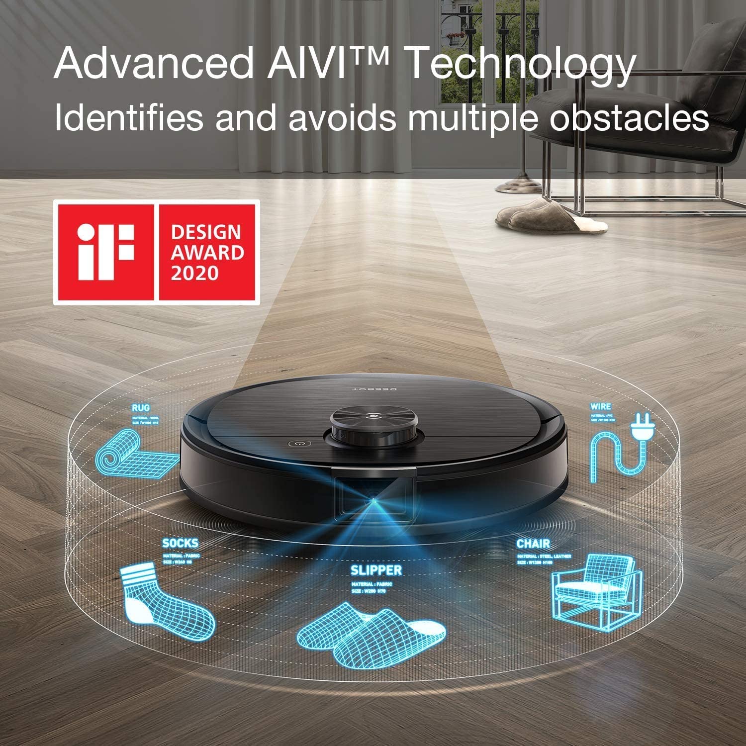 Ecovacs Deebot T8 AIVI obstacle avoid
