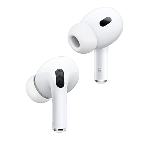 Apple AirPods Pro (2nd Generation) Wireless Ear Buds with USB-C Charging, Up to 2X More Active Noise Cancelling Bluetooth