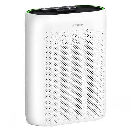 AROEVE Air Purifiers for Home Large Room with Automatic Air Detection Cover 1095 Sq.Ft True H13 HEPA Filter 99.9% of Dust,