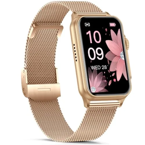 AviiHoug Fitness Tracker Answer/Make Calls, Smart Watch with Blood Pressure, Blood Oxygen, 24/7 Heart Rate Monitor, 120