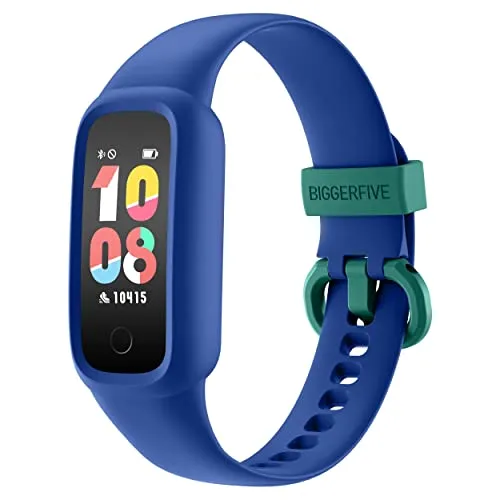 BIGGERFIVE Vigor 2 L Kids Fitness Tracker Watch for Boys Girls Ages 5-15, IP68 Waterproof, Activity Tracker, Pedometer,