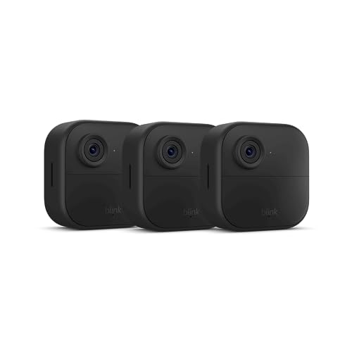 Blink All-new Blink Outdoor 4 (4th Gen) – Wire-free smart security camera, two-year battery life, two-way audio, HD live