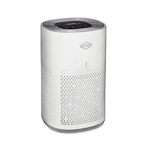 Clorox Air Purifiers for Home, True HEPA Filter, Medium Rooms Up to 1,000 Sq Ft, Removes 99.9% of Mold, Viruses, Wildfire