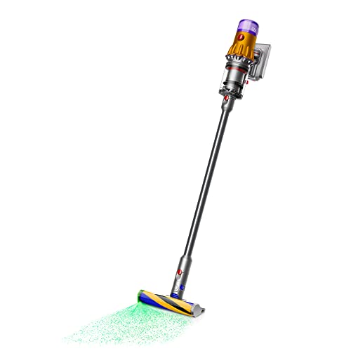 Dyson V12 Detect Slim Cordless Vacuum Cleaner,Yellow/Iron vacuum cleaner