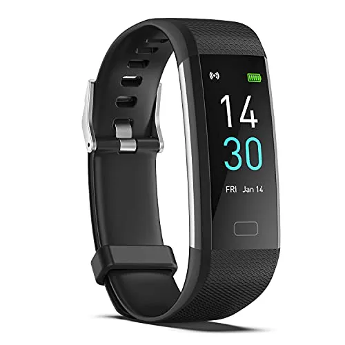 ENGERWALL Fitness Tracker with Step Counter/Calories/Stopwatch, Activity Tracker with Heart Rate Monitor, IP68, Health