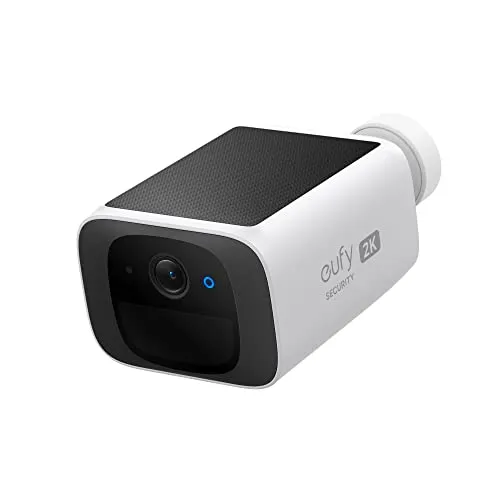 eufy Security SoloCam S220, Solar Security Camera, Wireless Outdoor Camera, Continuous Power, 2K Resolution, Wireless, 2.4