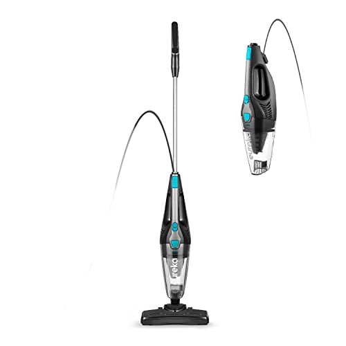 Eureka Home Lightweight Stick Vacuum Cleaner, Powerful Suction Corded Multi-Surfaces, 3-in-1 Handheld Vac, Blaze Blue vacuum