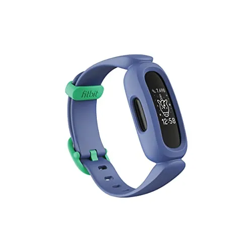Fitbit Ace 3 Activity-Tracker for Kids 6+, Blue Astro Green, One Size product photo