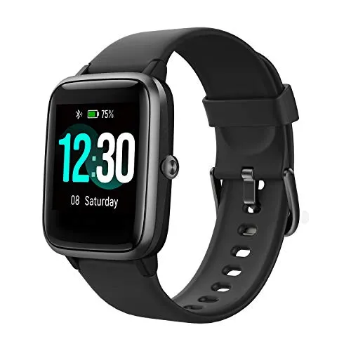 Fitpolo Fitness Tracker with Heart Rate Monitor, Smart Watch 1.8 inches Color Touch Screen IP68 Waterproof Step Calorie