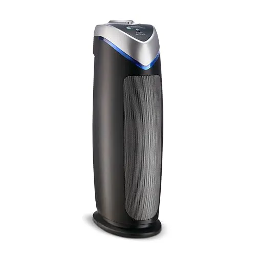 GermGuardian Germ Guardian AC4825 22” 3-in-1 True HEPA Filter Air Purifier for Home, Full Room, UV-C Light Kills Germs,