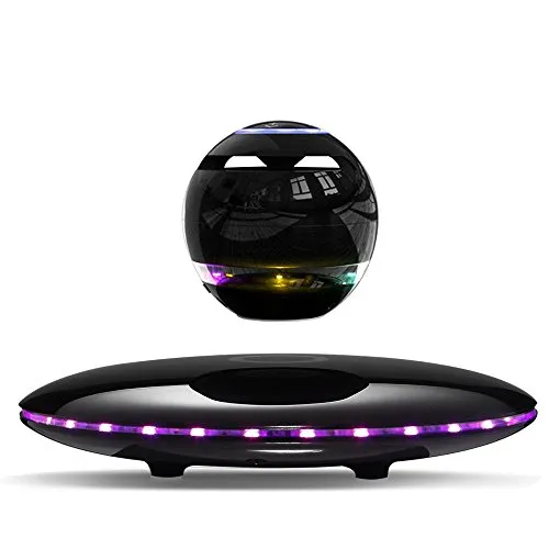 Infinity Orb Magnetic Levitating Speaker Bluetooth 4.0 LED Flash Wireless Floating Speakers with Microphone and Touch