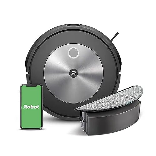 iRobot Roomba Combo j5 Robot - 2-in-1 Vacuum with Optional Mopping, Identifies & Avoids Obstacles Like Pet Waste & Cords,