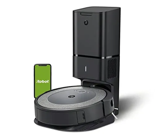 iRobot Roomba i3+ EVO (3550) Self-Emptying Robot Vacuum – Now Clean by Room with Smart Mapping, Empties Itself for Up to 60
