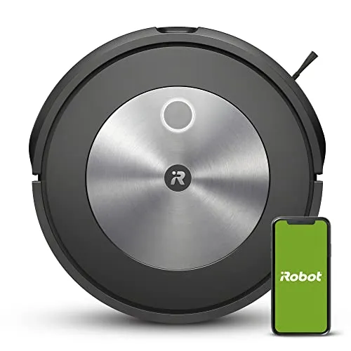 iRobot Roomba j7 (7150) Wi-Fi Connected Robot Vacuum - Identifies and avoids Obstacles Like pet Waste & Cords, Smart