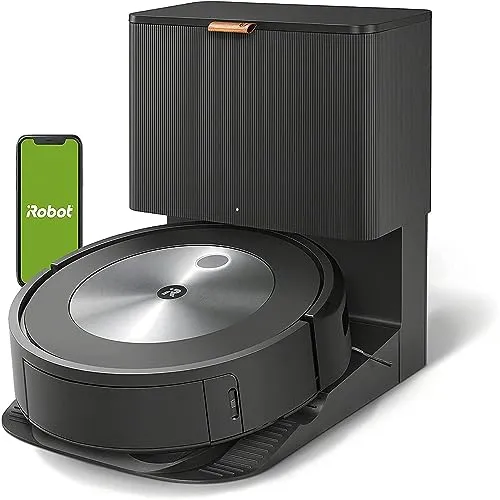 iRobot Roomba j7+ (7550) Self-Emptying Robot Vacuum – Avoids Common Obstacles Like Socks, Shoes, and Pet Waste, Empties
