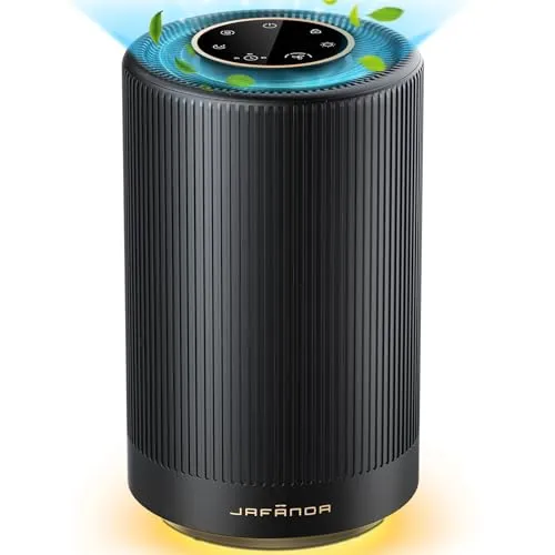Jafanda Air Purifiers for Dorm Room Home bedroom,H13 True HEPA Coverage 450 sqft,22 dB Portable Air cleaner,Effectively