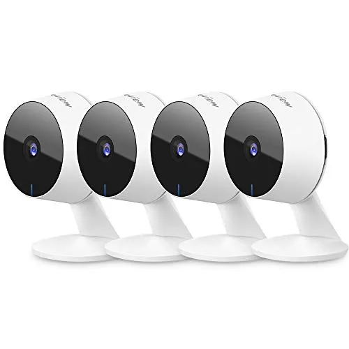 LaView Security Cameras 4pcs, Home Security Camera Indoor 1080P, Wi-Fi Cameras Wired for Pet, Motion Detection, Two-Way