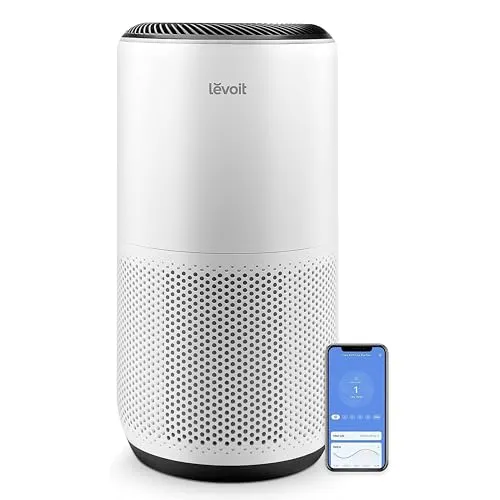 LEVOIT Air Purifiers for Home Large Room Up to 1980 Ft² in 1 Hr With Air Quality Monitor, Smart WiFi and Auto Mode, 3-in-1