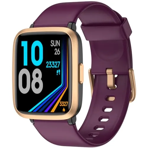 LIVIKEY Fitness Tracker Watch with Heart Rate Monitor, Large Screen Activity Tracker with Pedometer, Sleep Monitor, Calories