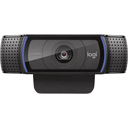 Logitech C920e HD 1080p Mic-Enabled Webcam, certified for Zoom, Microsoft Teams compatible, TAA Compliant + Litra Glow