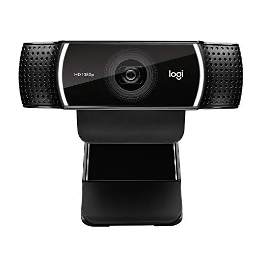 Logitech C922x Pro Stream Webcam – Full 1080p HD Camera, Black webcam