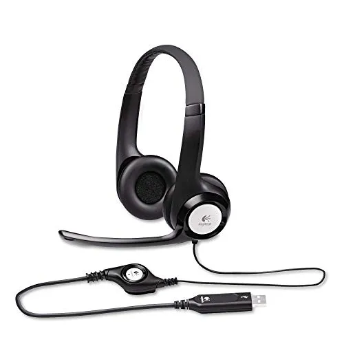 Logitech New h390 USB Headset with noisecanceling Microphone Bulk Packaging, 5.8 Ounce headset