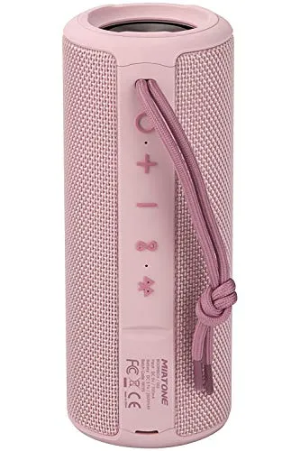 MIATONE Outdoor Portable Bluetooth Speakers Wireless Speaker Waterproof - Pink Bluetooth speaker