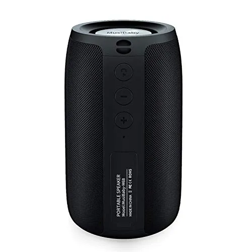 MusiBaby Bluetooth Speaker,MusiBaby Speaker,Outdoor,Wireless,Waterproof,Portable Speaker,Dual Pairing,Bluetooth 5.0,Loud