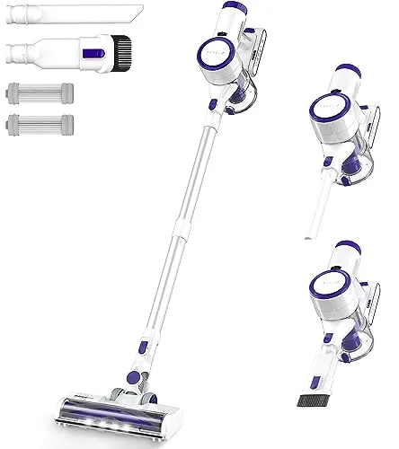 ORFELD Cordless Vacuum Cleaner, 30KPa Powerful Stick Vacuum, 50 Min Runtime Vacuum Cleaner for Home, Wireless Lightweight