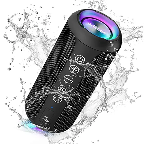 Ortizan Portable Bluetooth Speakers, IPX7 Waterproof Wireless Speaker with 24W Loud Stereo Sound, Deep Bass, Bluetooth 5.3,