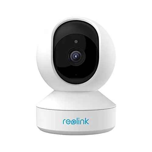 REOLINK 2K Indoor Camera, E1 Plug-in 2.4G WiFi Security Camera Wireless for Baby/Pet Monitor with Phone app, 360 Degree Pet