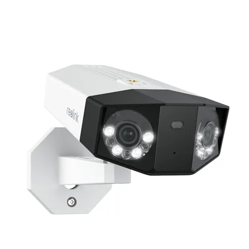 REOLINK Duo 3 PoE 16MP UHD Dual-Lens PoE Security Camera with 180° Panoramic View, Motion Track, F1.6 Color Night Vision,