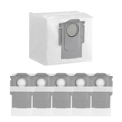 roborock 6 Packs Disposal Vacuum Bags for S8 Pro Ultra, S8+, S7 Max Ultra/MaxV Ultra, Q5+, Q7+, Q5 Pro+, Q8 Max+ Robot