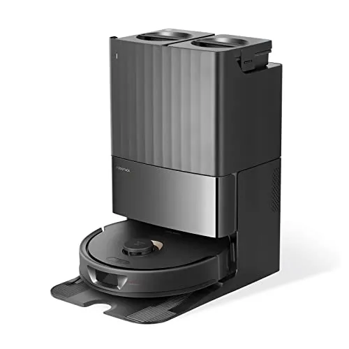 roborock Q Revo Robot Vacuum and Mop, Auto-Drying, Auto Mop Washing, Dual Spinning Mops, Auto Mop Lifting, Self-Refilling,