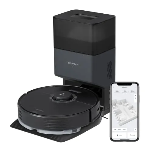 roborock Q7 Max+ Robot Vacuum and Mop with Auto-Empty Dock Pure, Hands-Free Cleaning for up to 7 Weeks, APP-Controlled