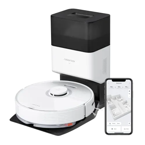 roborock Q7 Max+ Robot Vacuum Cleaner, Hands-Free Cleaning for up to 7 Weeks, Robotic Vacuum with APP-Controlled Mopping,