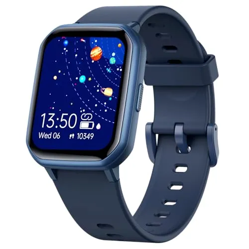 Slothcloud Kids Smart Watch for Boys,IP68 Waterproof Kids Fitness Tracker Watch with 1.5 Inch DIY Face,Heart Rate Sleep