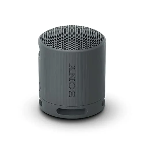Sony SRS-XB100 Wireless Bluetooth Portable Lightweight Super-Compact Travel Speaker, Extra-Durable IP67 Waterproof &