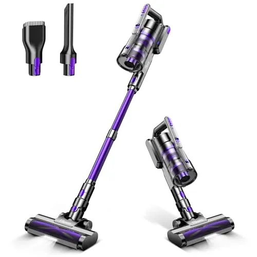 Tikom V700 Cordless Vacuum Cleaner with 450W 33Kpa Powerful Suction, Up to 50 Mins Runtime, 1.3L Dust Cup, 6 in 1 Stick