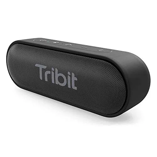 Tribit Bluetooth Speaker, XSound Go Speaker with 16W Loud Sound & Deeper Bass, 24H Playtime, IPX7 Waterproof, Bluetooth 5.0