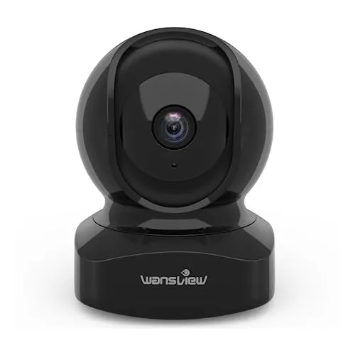 Wansview Security Camera, IP Camera 2K, WiFi Home Indoor Camera for Baby/Pet/Nanny, 2 Way Audio Night Vision, Works with