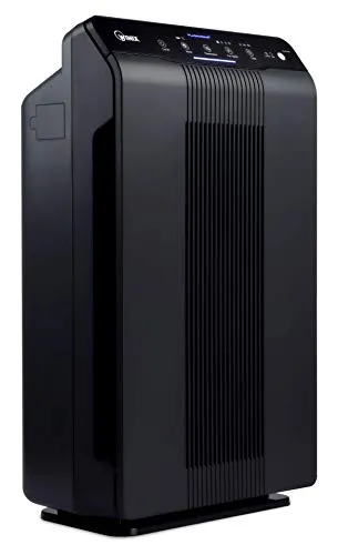 Winix 5500-2 Air Purifier with True HEPA, PlasmaWave and Odor Reducing Washable AOC Carbon Filter Medium , Charcoal Gray air