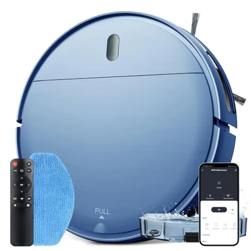 ZCWA Robot Vacuum and Mop Combo, 2 in 1 Mopping Robotic Vacuum with WiFi/App/Alexa, Robotic Vacuum Cleaner, Schedule